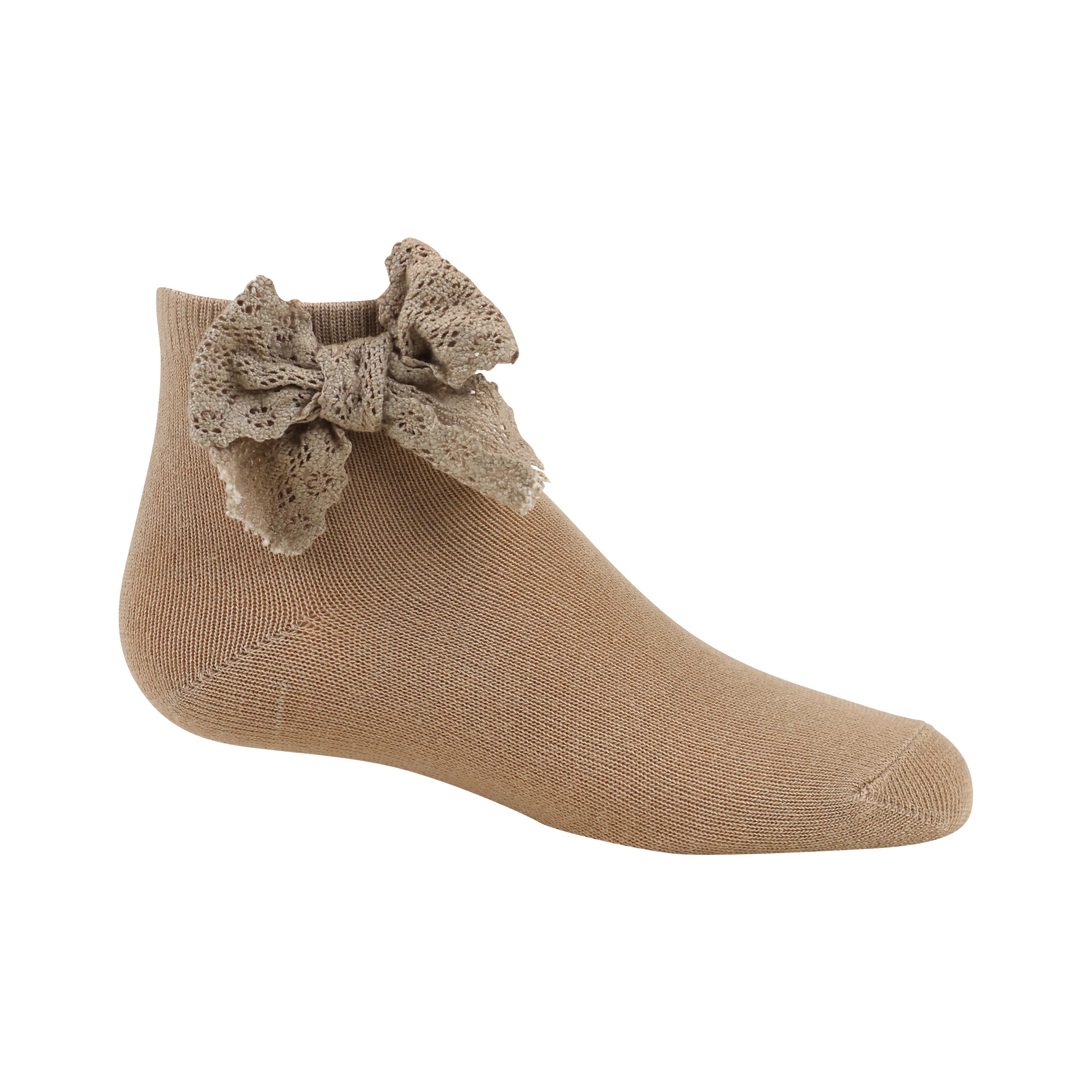 1009 ZUBII LACE BOW ANKLE SOCK