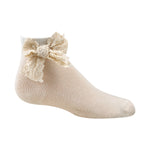 1009 ZUBII LACE BOW ANKLE SOCK