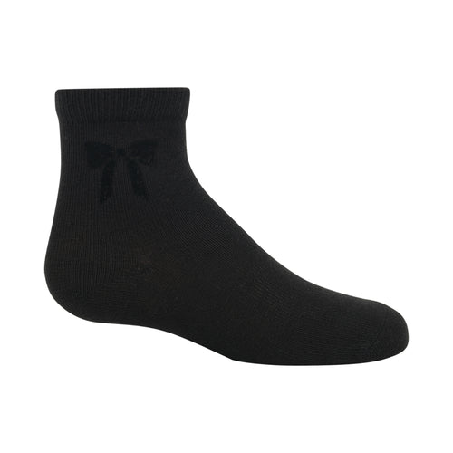 935 ZUBII SUEDE BOW ANKLE SOCK