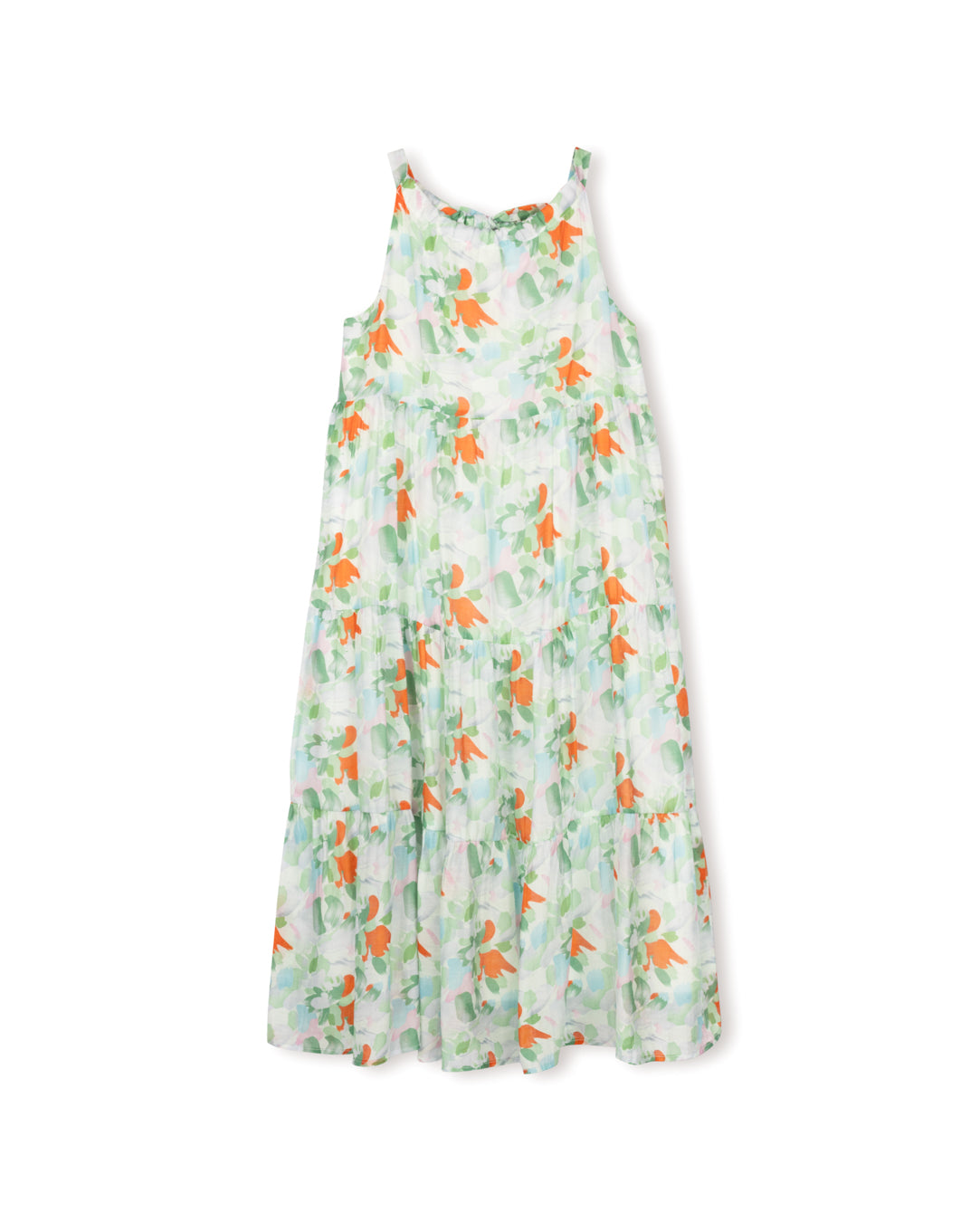 C-17691 LILOU TIER STRAP FLORAL ROBE