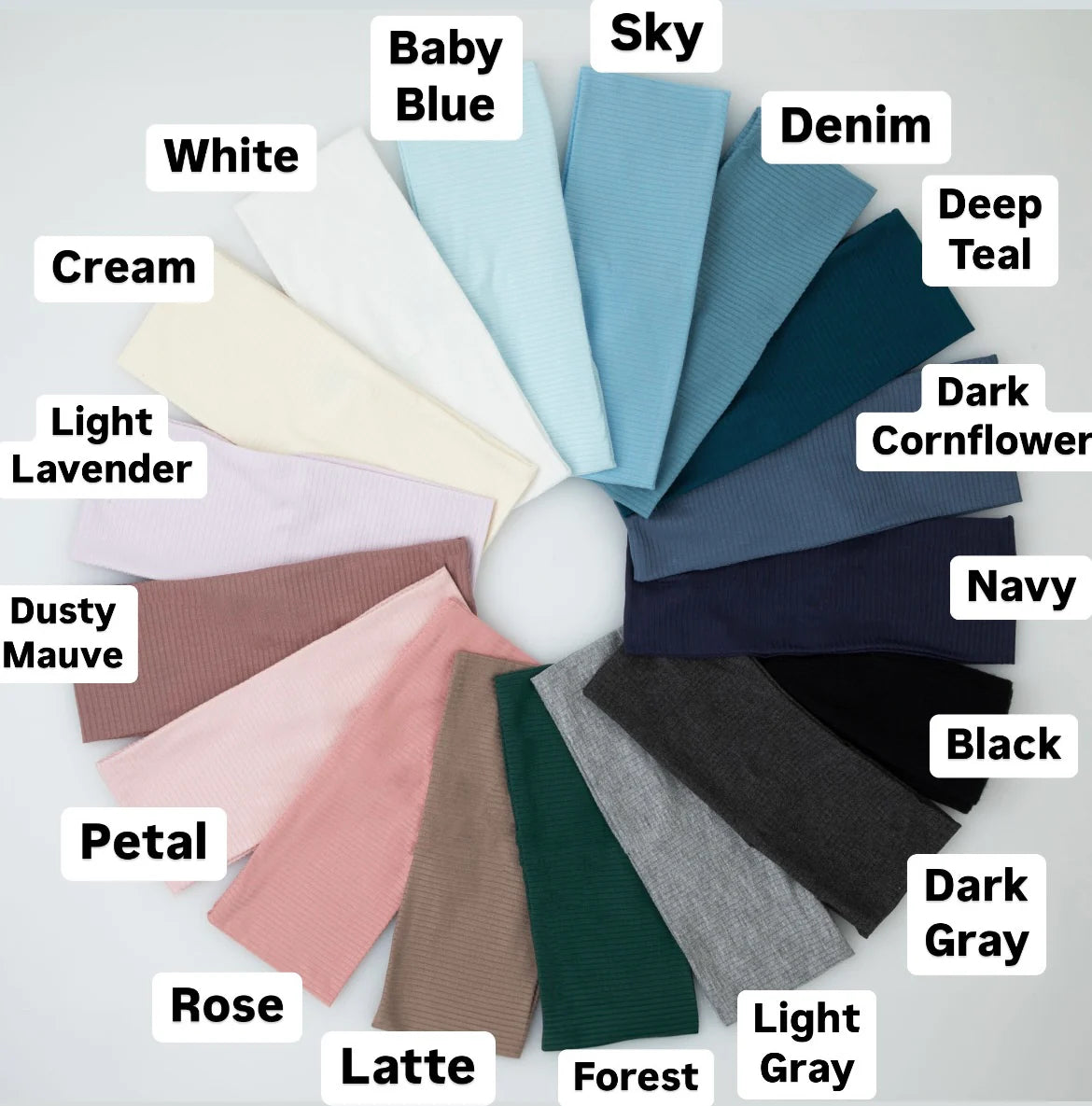 TAL NY SUMMER CLOUD RIBBED BAND THIN