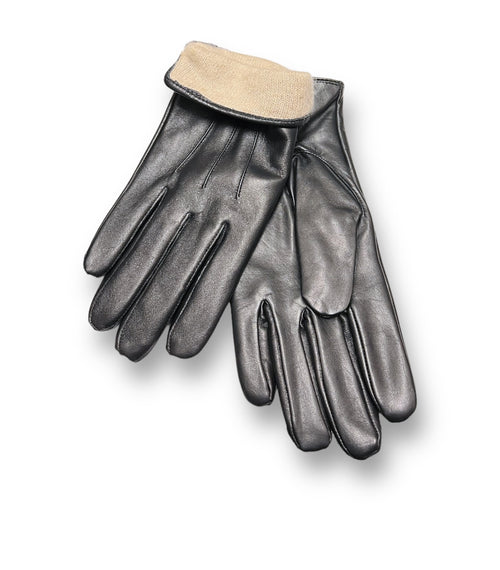 3194 FIT RITE MENS SUPER LEATHER CASHMERE GLOVES