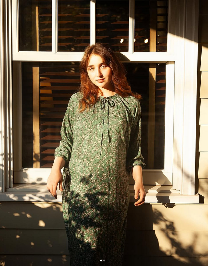 JACKIE O STRING TIE MAXI - GREEN FLORAL / XS JACKIE O STRING TIE MAXI - GREEN FLORAL / XS
