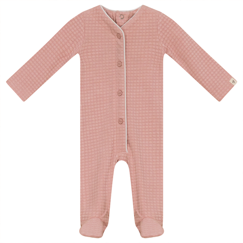 WB3CP4896 NEUF 9 ONESIE W OFF WHITE PIPING