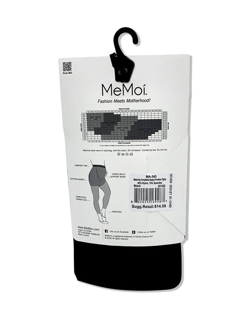 MA-343 MEMOI MATERNITY COMPLETELY OPAQUE FOOTLESS TIGHTS