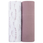 ELYS & CO 2PK COTTON MUSLIN SWADDLE SET