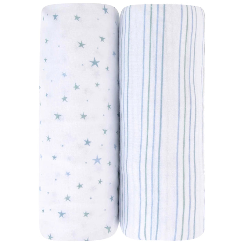 ELYS & CO PACK N PLAY CRIB SHEET SET 2PK