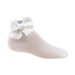1009 ZUBII LACE BOW ANKLE SOCK