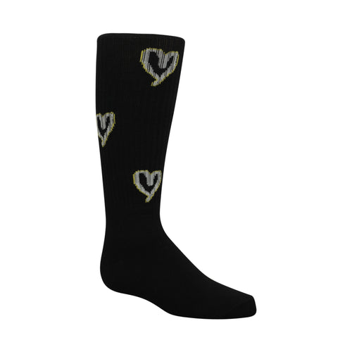 1054 ZUBII CHALK HEART KNEE SOCK