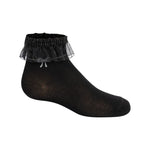 1109 ZUBII SUEDE BOW RUFFLE ANKLE