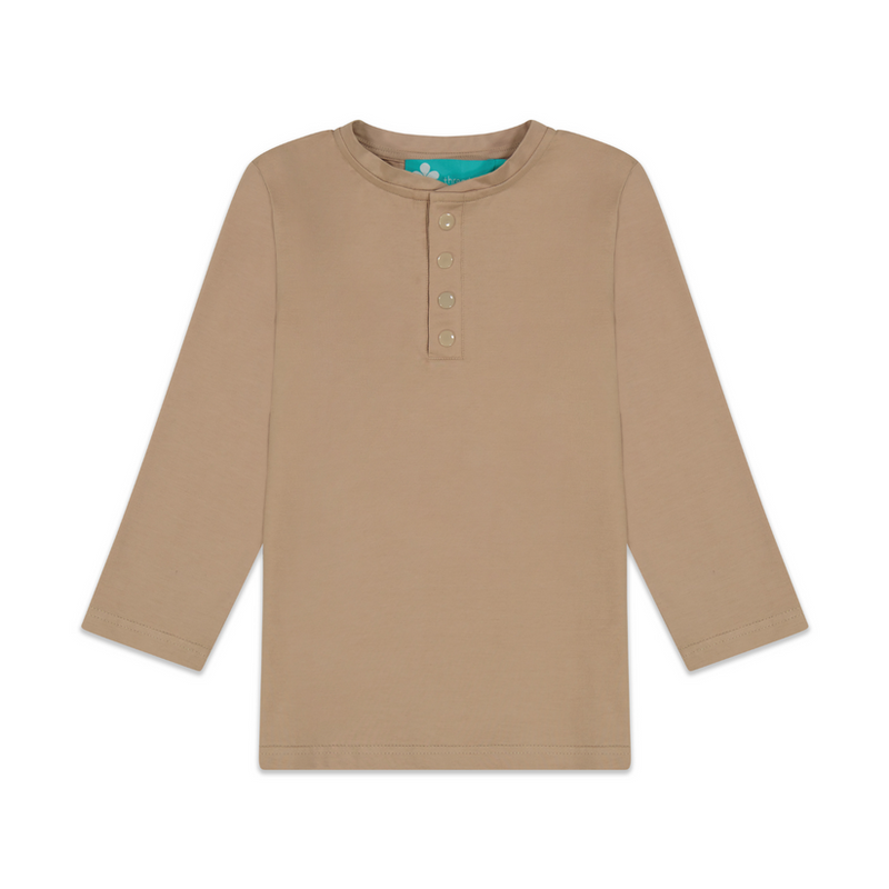 THREE BOWS RIBBED HENLEY T-SHIRT WOMEN SS23