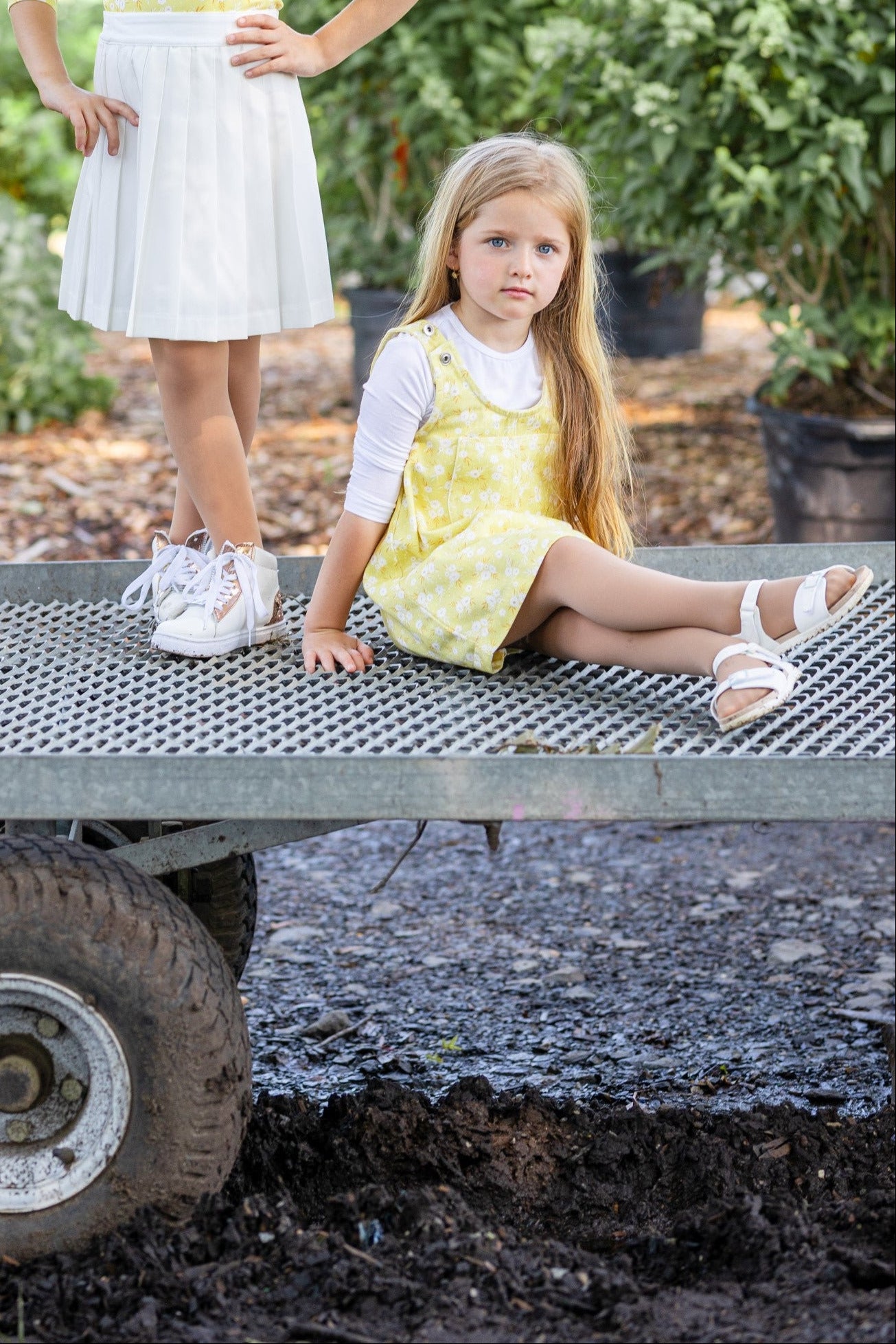 12-470 ZALOO PRINT TWILL FLORAL JUMPER