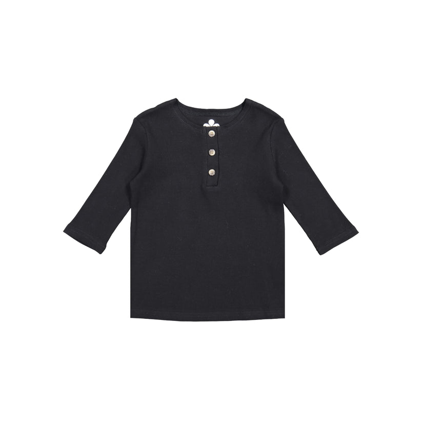 GT1401 THREE BOWS RIBBED HENLEY T-SHIRT SS23