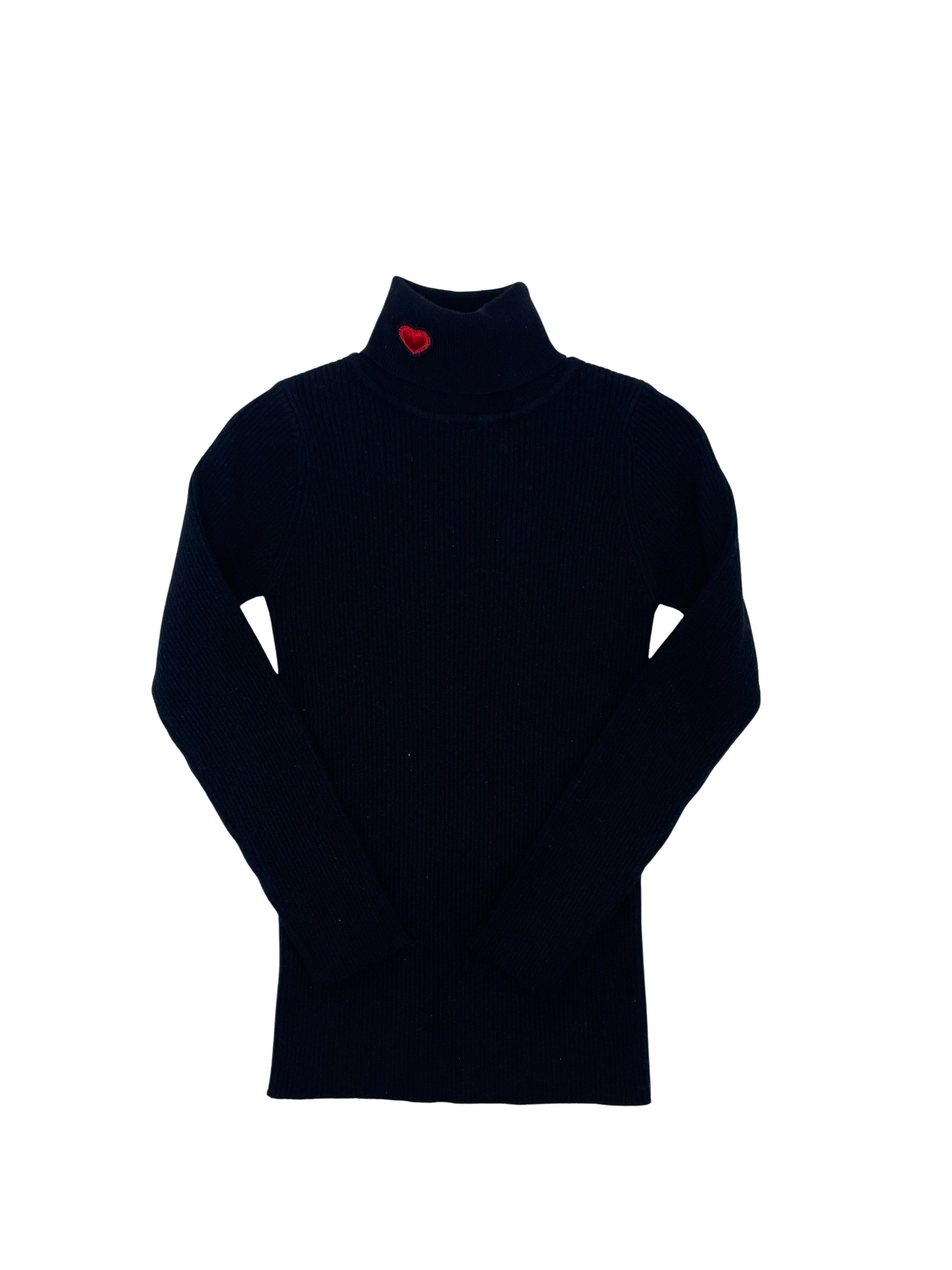 13-419 ZALOO SCATTERED HEART TURTLENECK