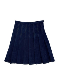 13-510-R SCIACCA CORDUROY TOP STITCH SKIRT