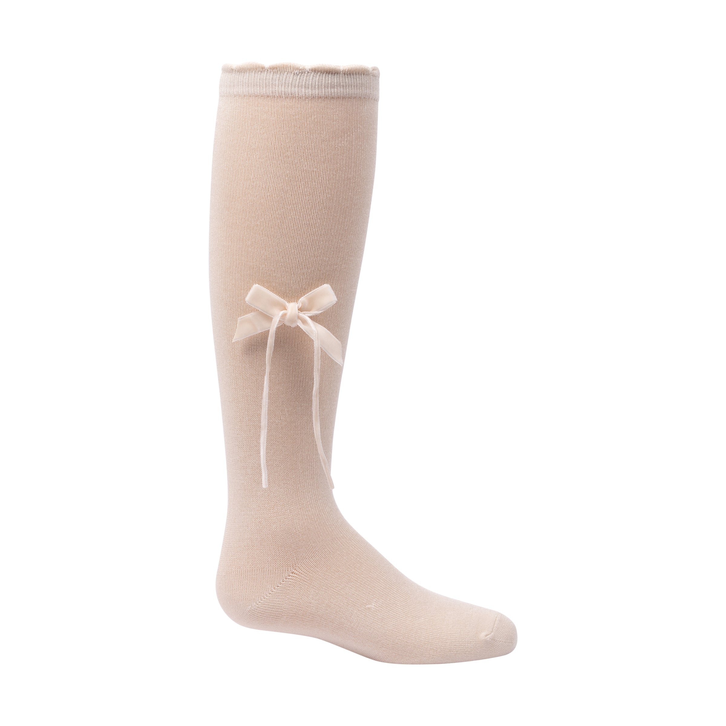 1301 ZUBII THIN VELVET BOW TIGHTS