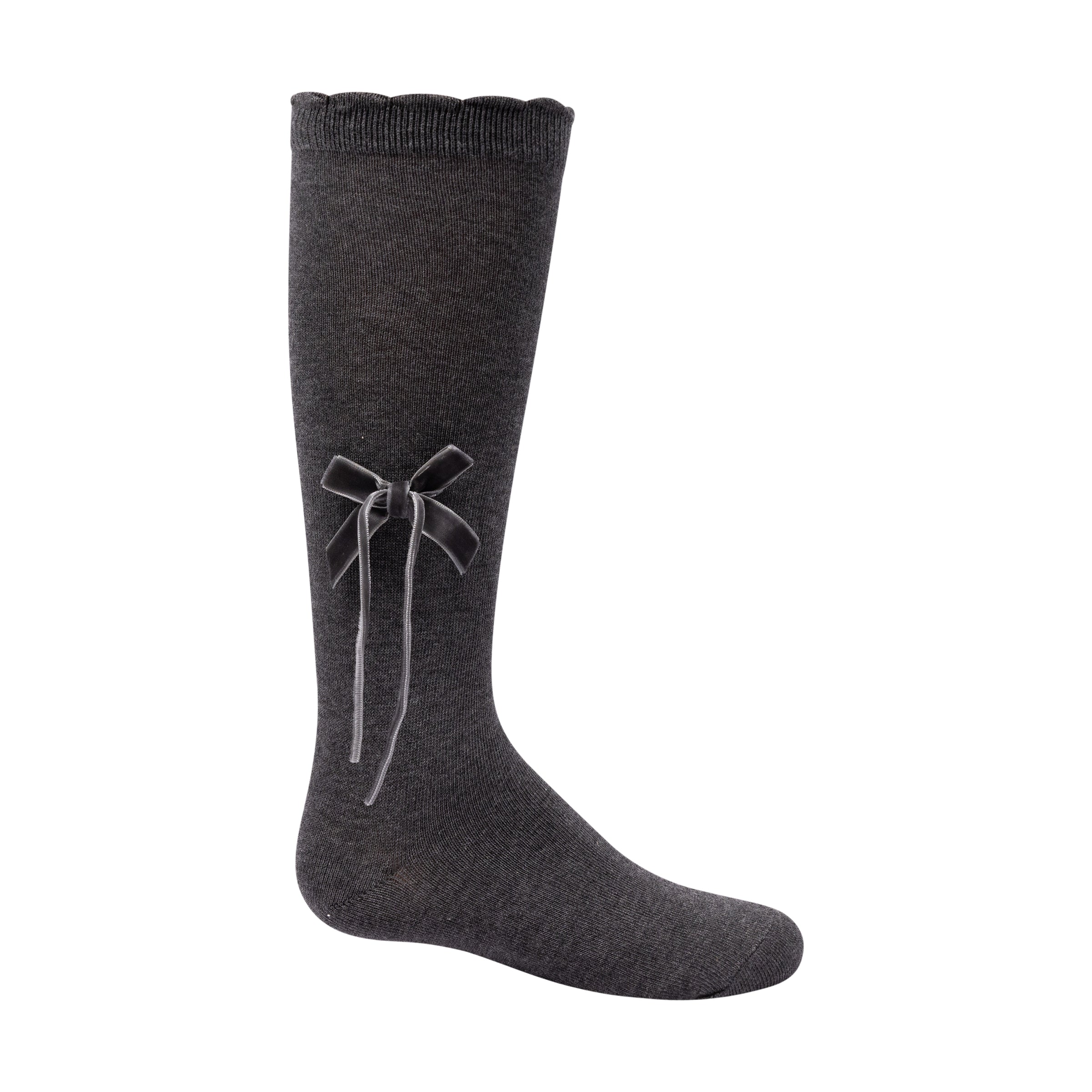 1301 ZUBII THIN VELVET BOW TIGHTS