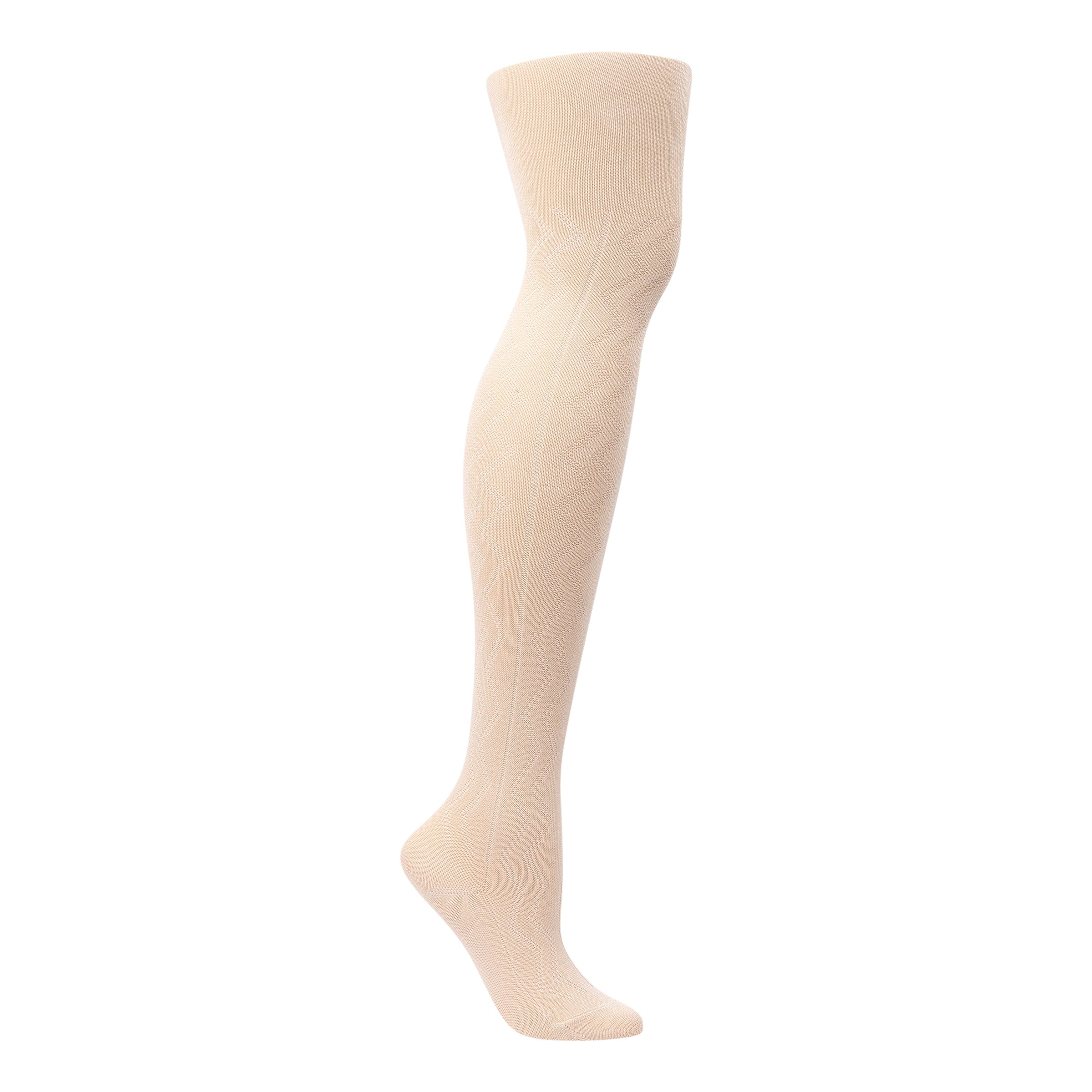 1321 ZUBII ZIG ZAG MODAL TEXTURED TIGHTS