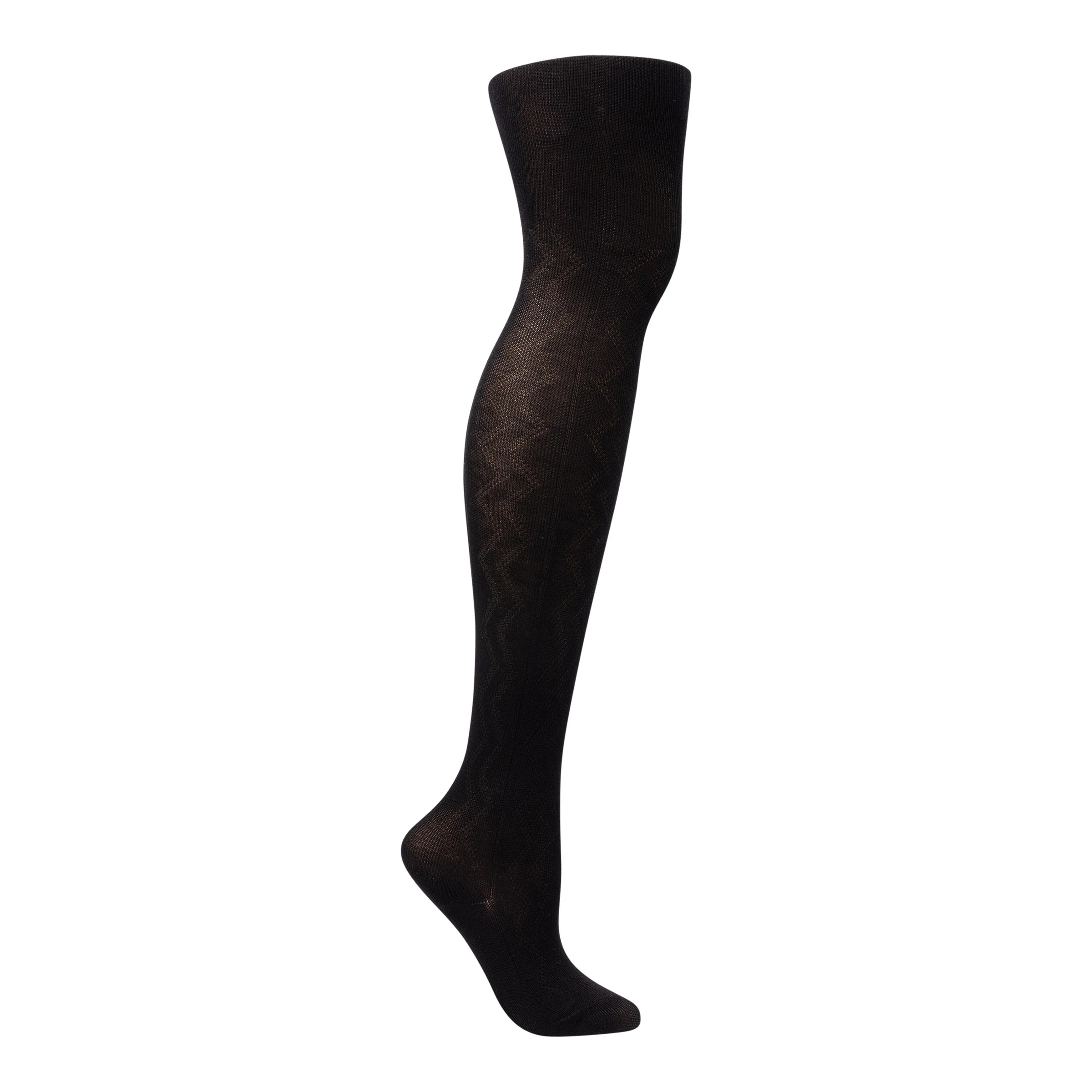 1321 ZUBII ZIG ZAG MODAL TEXTURED TIGHTS