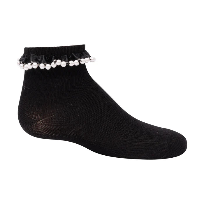 1326 ZUBII PEARL RUFFLE ANKLE