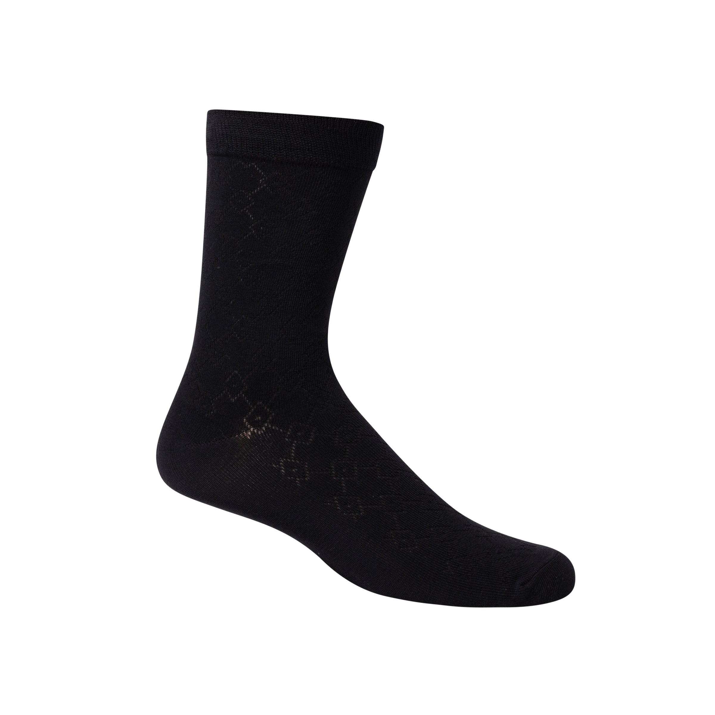1340 ZUBII MEN/BOYS DIAMOND DOT TEXTURE SOCK