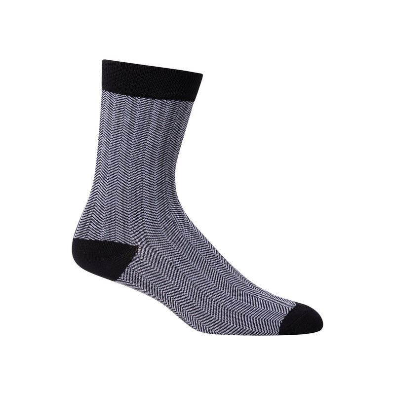 1350 ZUBII MENS HERRINGBONE SOCK