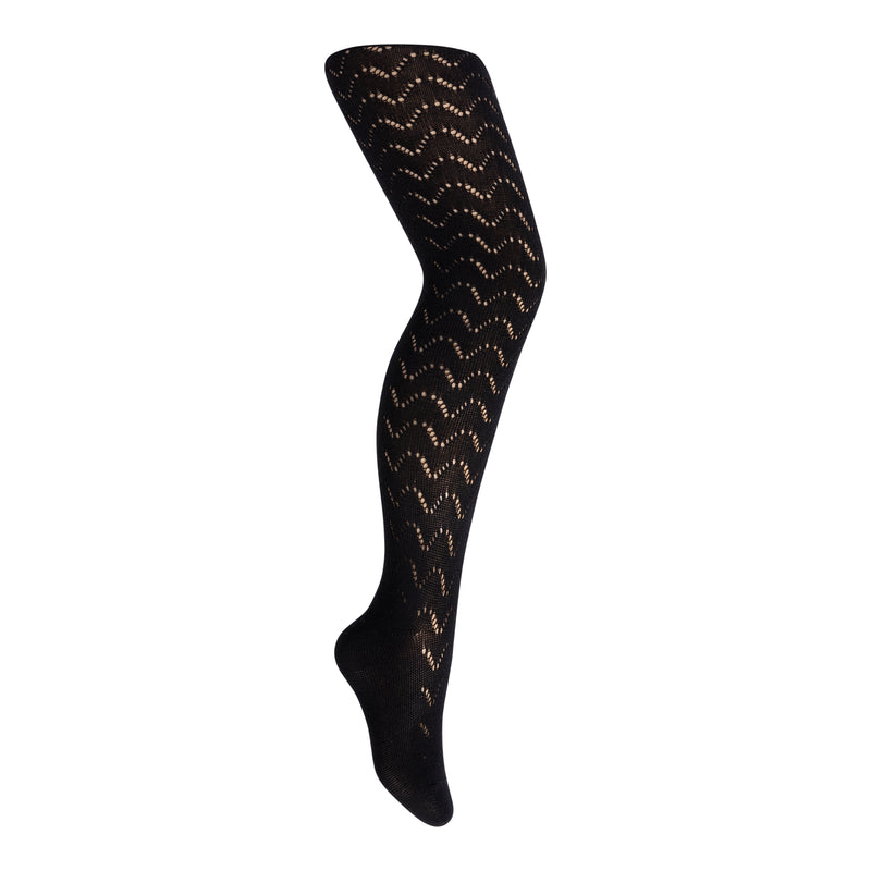 1361 ZUBII CROCHET WAVE TEXTURE TIGHTS