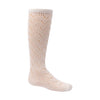 1362 ZUBII CROCHET WAVE TEXTURE KNEE SOCK