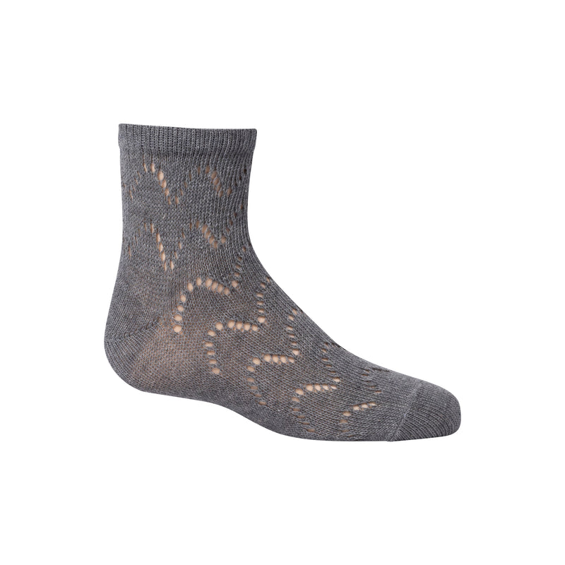 1363 ZUBII CROCHET WAVE TEXTURE ANKLE