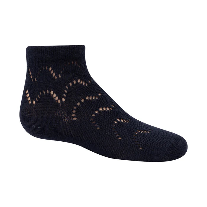 1363 ZUBII CROCHET WAVE TEXTURE ANKLE