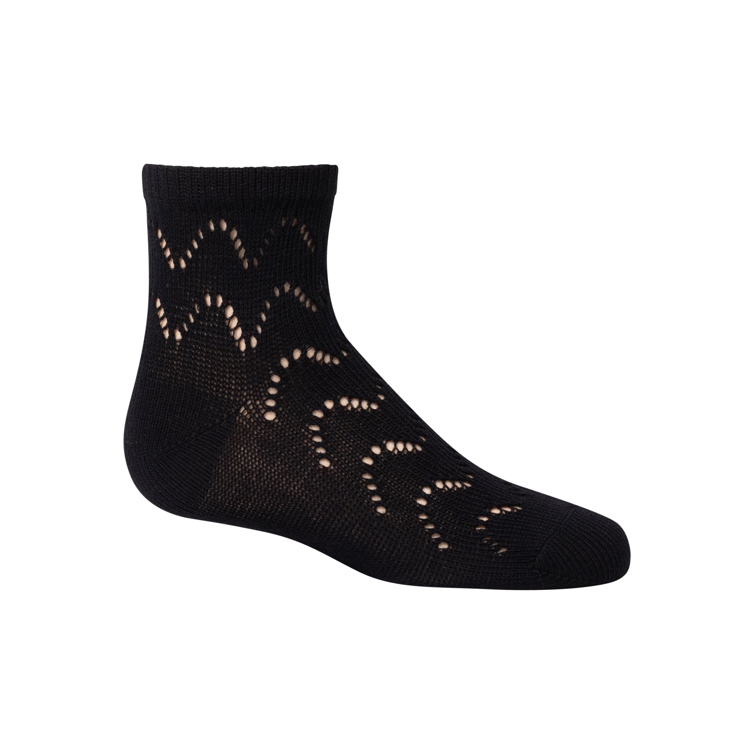 1363 ZUBII CROCHET WAVE TEXTURE ANKLE