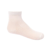1443 ZUBII FISHNET STRIPE MODAL ANKLE SOCK