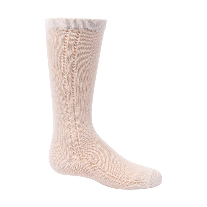 1452 ZUBII SIDE CROCHET KNEE SOCK