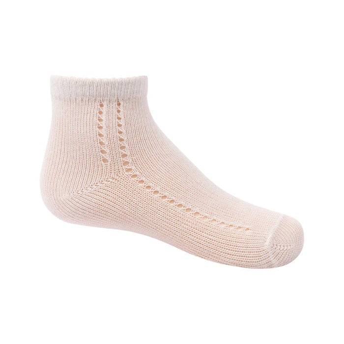 1453 ZUBII SIDE CROCHET ANKLE SOCK