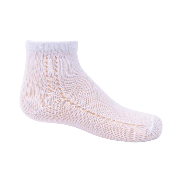1453 ZUBII SIDE CROCHET ANKLE SOCK