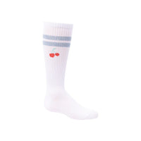 1465 ZUBII CHERRY STRIPE KNEE SOCK