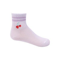 1466 ZUBII CHERRY STRIPE ANKLE SOCK
