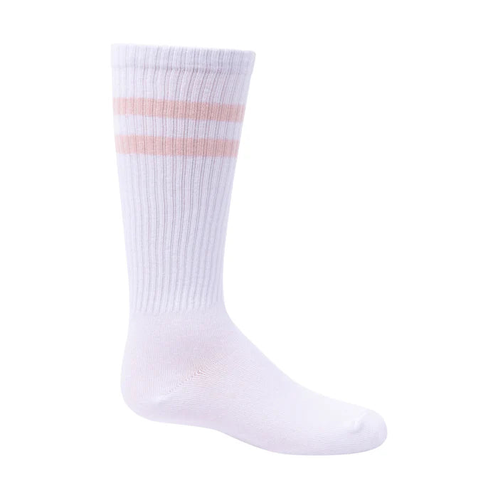 1475 ZUBII PASTEL STRIPE SPORT KNEE SOCK