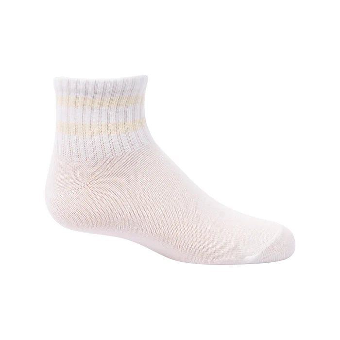 1476 ZUBII PASTEL STRIPE SPORT ANKLE SOCK