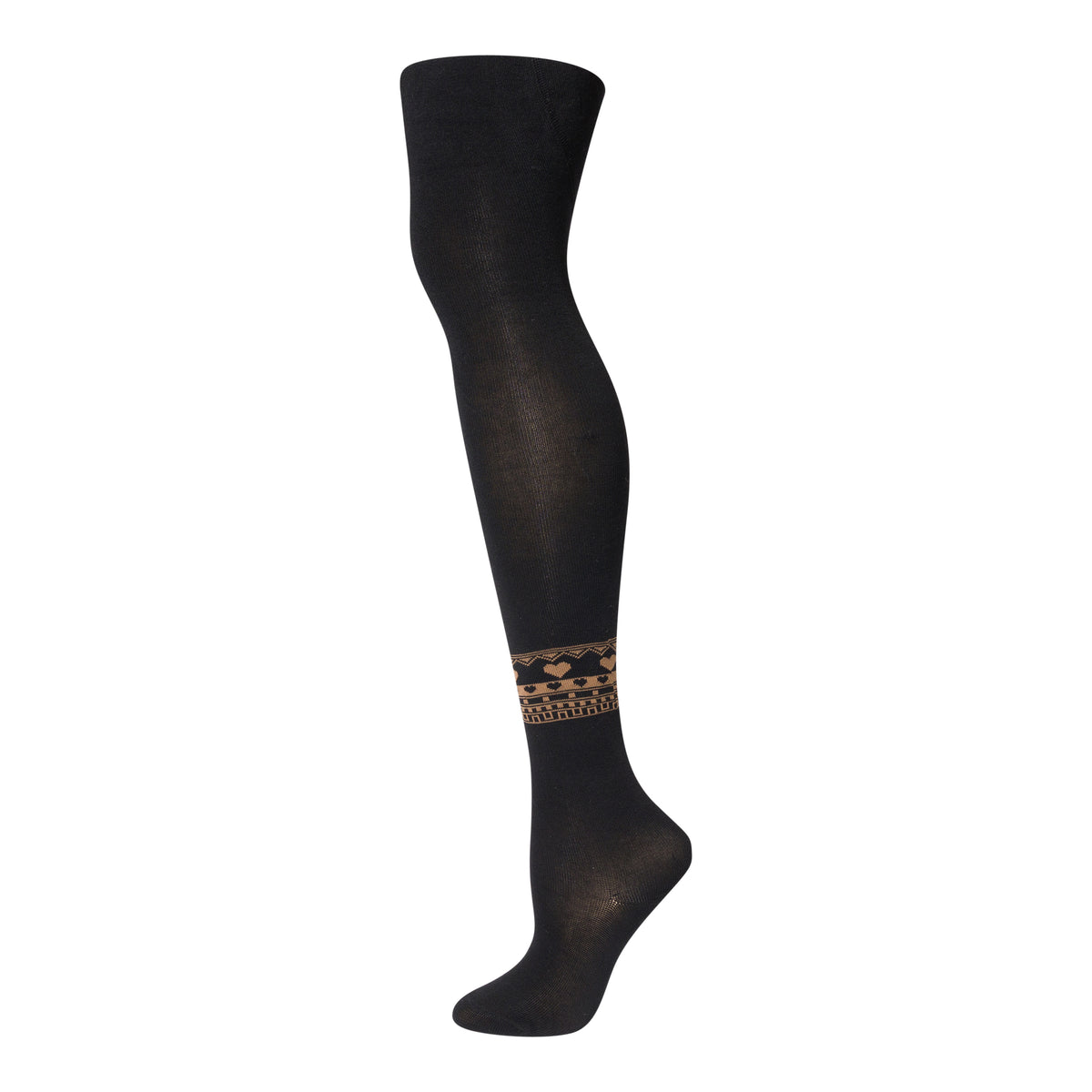1514 ZUBII VINTAGE HEART TRIM TIGHTS