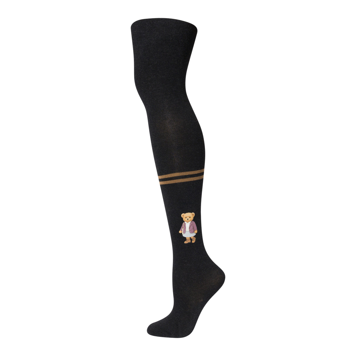 1544 ZUBII PRINTED TEDDY TIGHTS