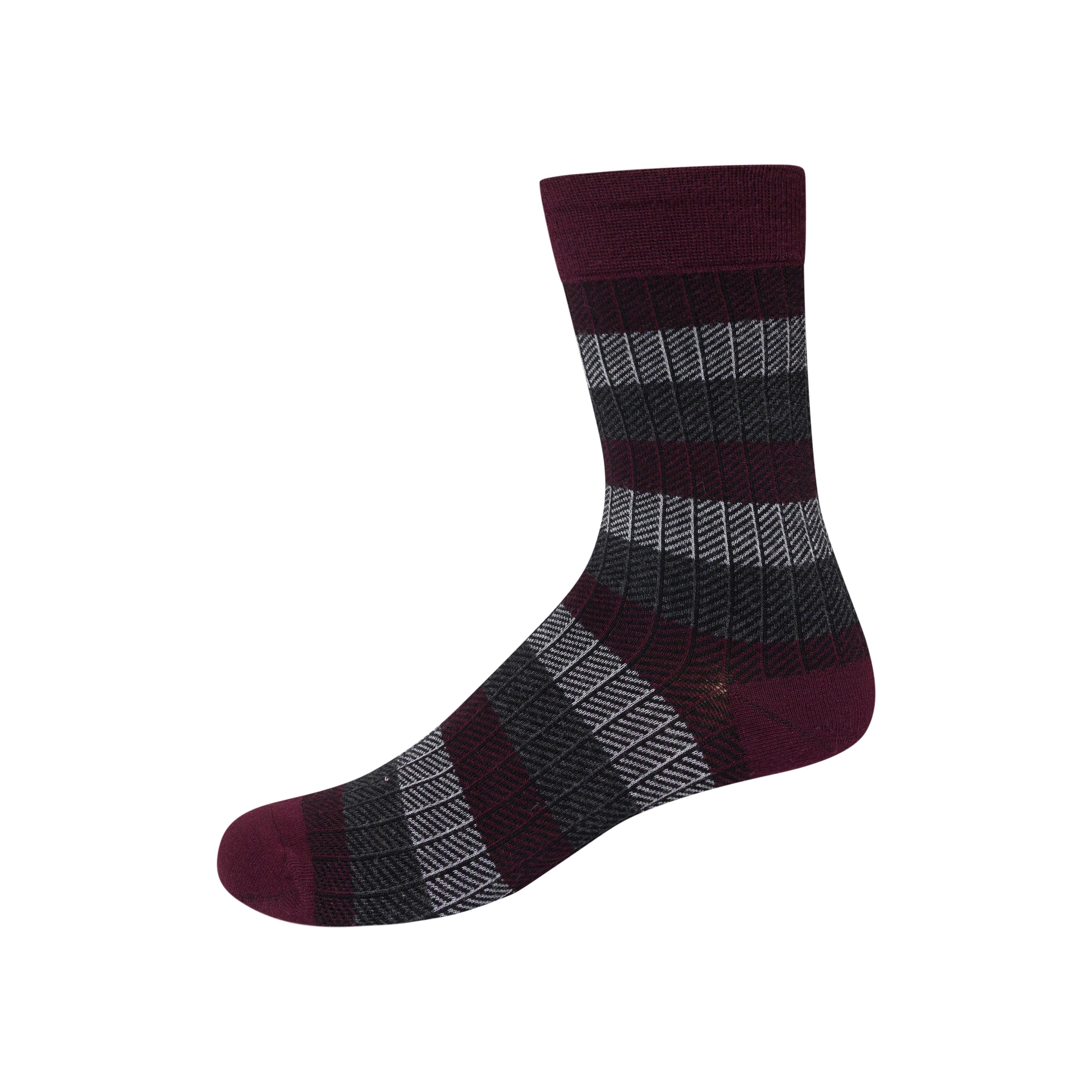 1550 ZUBII HERRINGBONE PATTERN SOCKS