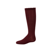 1552 ZUBII LINEAR TEXTURE KNEE SOCKS