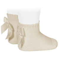 2007/4 CONDOR MOSS STITCH SOCK W BOW