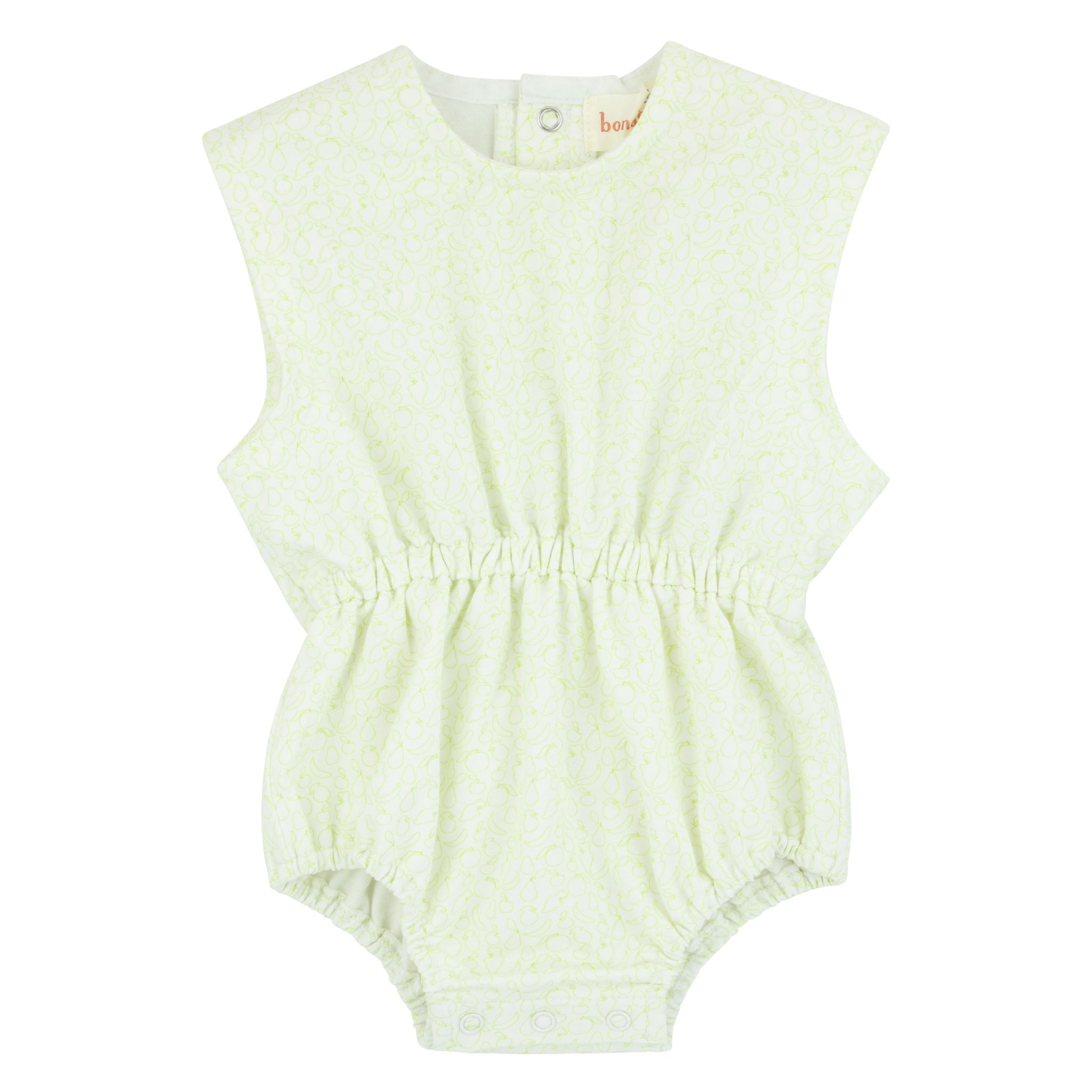 258BB BONDOUX FRUIT PRINT ROMPER