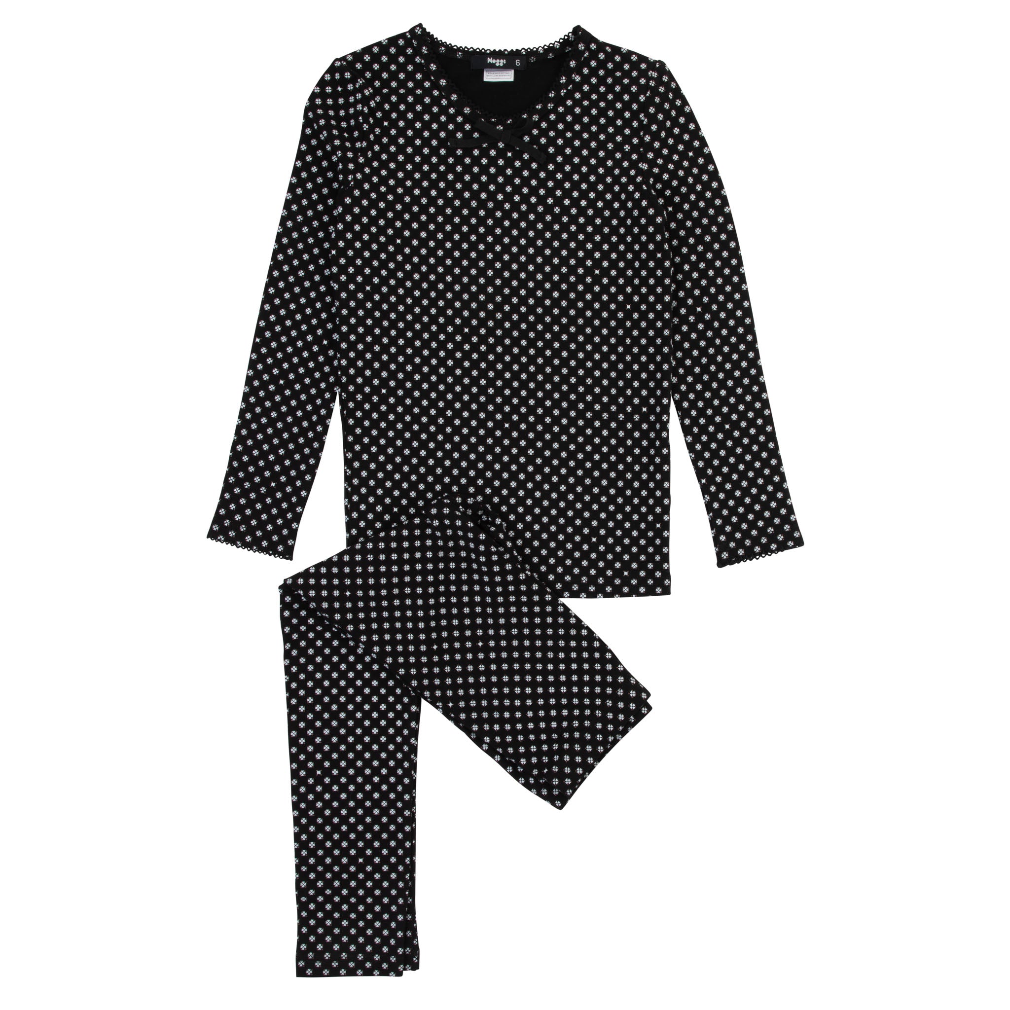 214012 NOGGI BAMBOO PATTERN LOUNGEWEAR SET