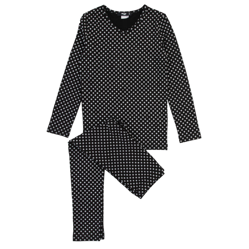 214012 NOGGI BAMBOO PATTERN LOUNGEWEAR SET