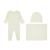215208 NOGGI RIBBED FLORAL FOOTIE 3PC SET