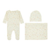 215208 NOGGI RIBBED FLORAL FOOTIE 3PC SET