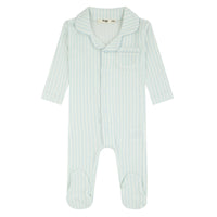 216218 NOGGI STRIPE BUTTON DOWN FOOTIE